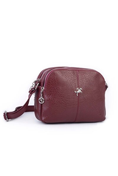 Nas Bag Women's Daily Stylish Multi-Compartment Crossbody Bag Claret Red Vict...