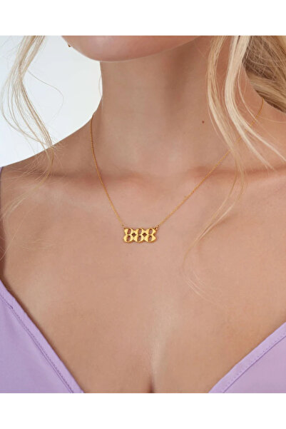 N!da Jewelry 925 Ayar Gümüş 888 Melek Rakamı Manifest Kolye