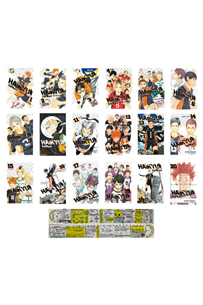 Gerekli Şeyler Yayıncılık Haikyu 1'den 7 - 10'dan 20 Toplam 18 Cilt Manga Set...