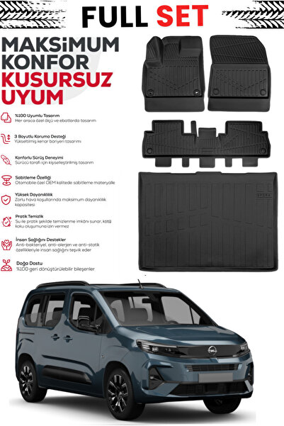 ko kaliteoto Opel Combo 2026 Model Koltuk Bagaj Arası Demir Yok 4D Bagaj Havu...