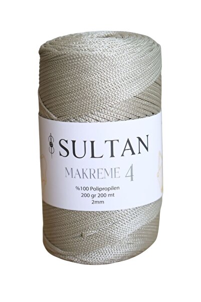 Sultan MAKREME 4 ( MAKROME ) 2 MM ÇANTA SUPLA ÖRGÜ İPİ 024 / 2 ADET