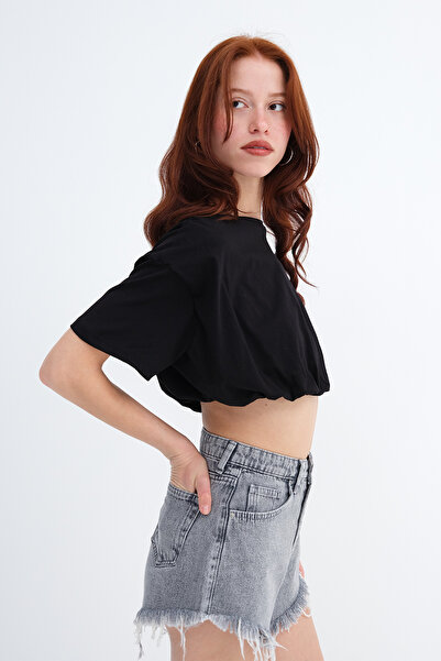 Addax Basic Crop T-Shirt P211