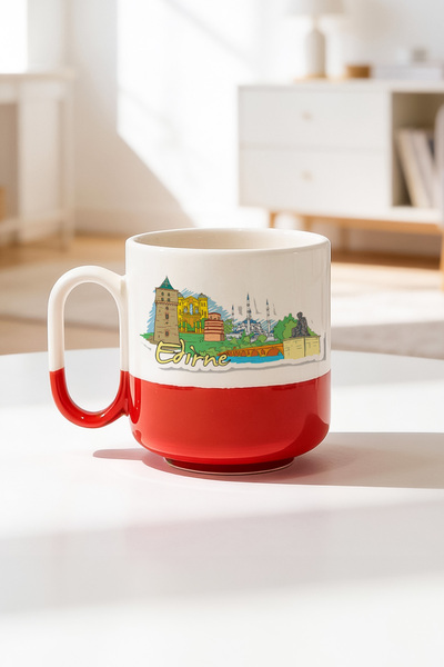 BB TRADE Edirne Design Ceramic Printed Pro Mug 330ml