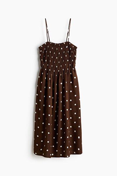H&M  Büzgülü ve Askılı Elbise