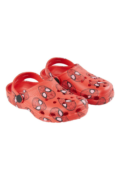 SPIDERMAN Red Print Beach Clogs for Kids