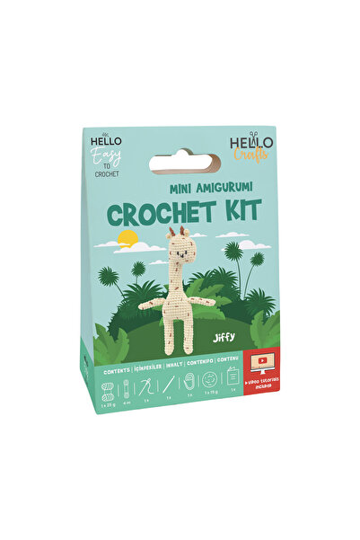 Hello Crafts Tığ İşi Mini Amigurumi Kiti - Jiffy