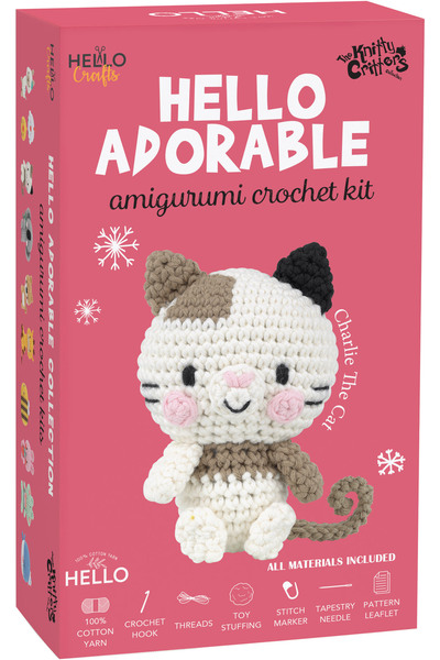 Hello Adorable Amigurumi Kiti - Charlie The Cat