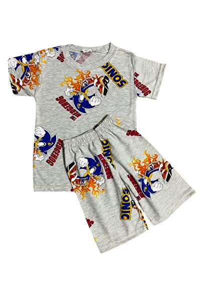 Fil Kids Set de pijamale de vară pentru băieți, din bumbac, țesătură subțire,...