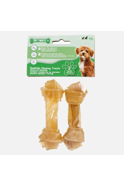 ZanaCasei Λιχουδιές σκύλου Κόκαλα με κόμπους - 2 τεμάχια