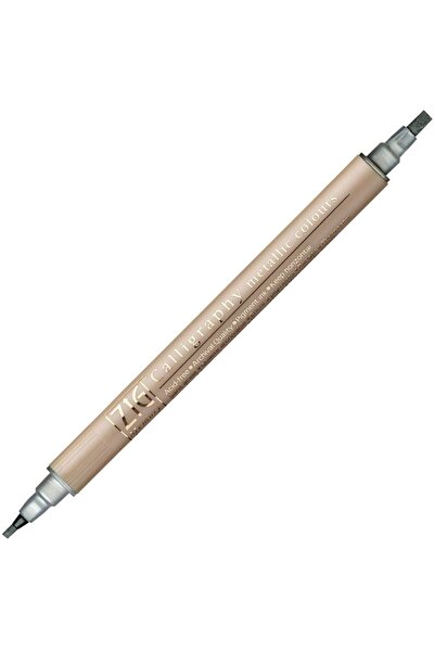 Zig قلم الخط المعدني MS-8400 SINGLE 102 SILVER