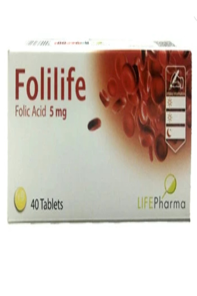 LIFEPharma UAE FOLILIFE 5MG 40S