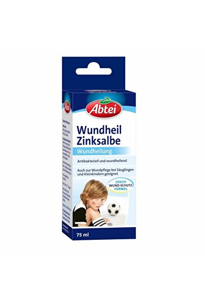 Abtei Wundheil Zinksalbe Çinko Merhem 75 Ml Yara Cilt Onarıcı Bakım Kremi Hassas Ciltler İçin
