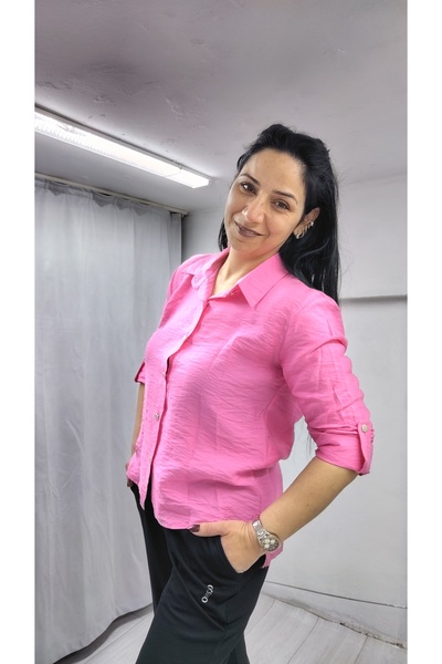 tellevolle pembe gömlek