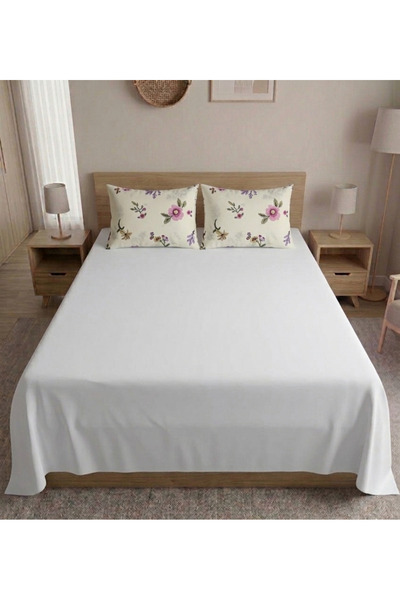 pınarhome collectıon 100% Organic Cotton Fabric Solid Color (Without Elastic)...