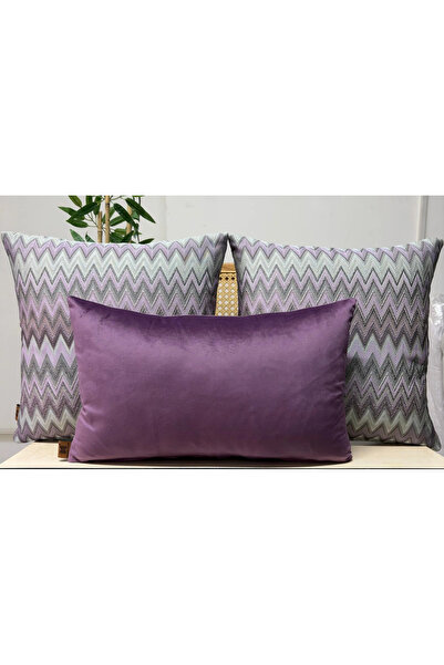 Elanora Home Decorative Cushion Cover, High-Quality Woven Fabric, Set of 3