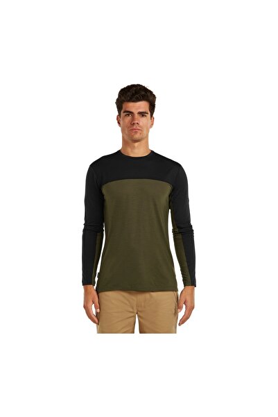 Icebreaker Ανδρικό Μείγμα Μερινό 125 Cool-Lite ™   Μπλουζάκι Γκρι με Χρωματικ...