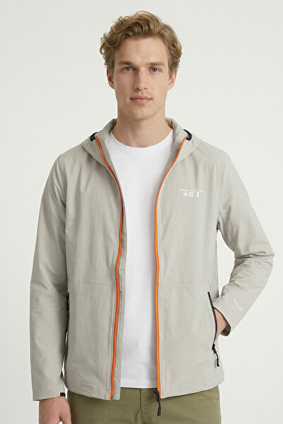 SMILE Nordura Stone Hooded Windbreaker Coat