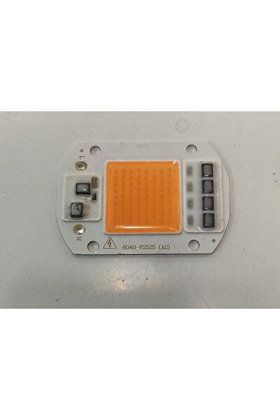 DOP 50W Amber (Kehribar) DOB LED Modül - 220V Trafosuz Projektör Gözü