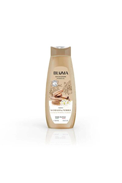 BLUMA Shower gel with sandalwood & neroli fragrance, SANDALO & NEROLI, 500 ml