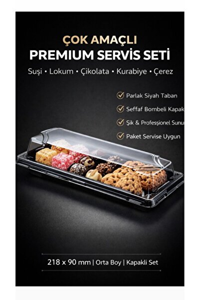 figanlar ambalaj Set de servire sushi și delicatese turcești cu capac 218x90 ...