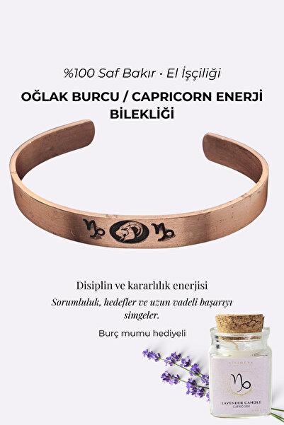 Pisidesa Zodiac Energy Bracelet - 100% Pure Copper Handcrafted, Women & Men, ...