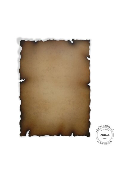 Kağıt Atölyesi 300 Gr A6 Coffee Rectangular