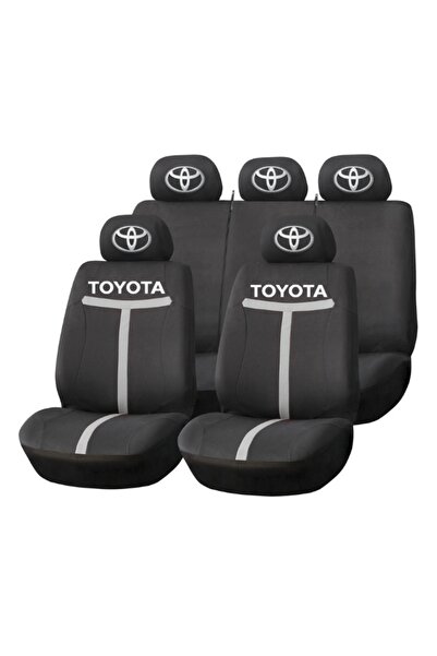 Autohelix MSA Set huse scaune universale HLX1 compatibile cu Toyota – Negru/Gri