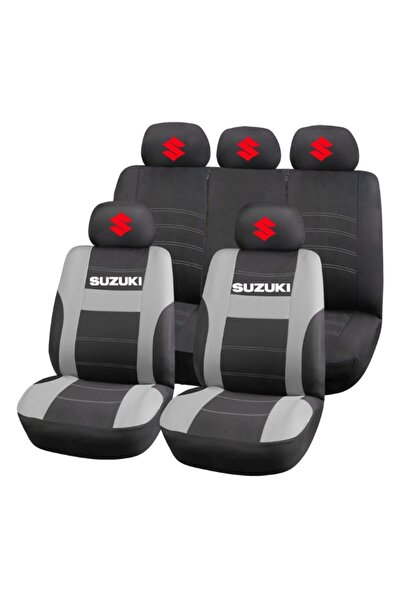 Autohelix MSA Set huse scaune universale HLX2 compatibil cu Suzuki – Negru/Gri