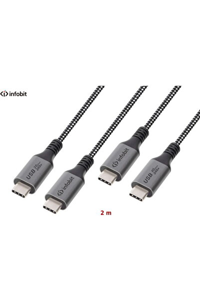 Other Cablu USB4 type C to C, Infobit iCable-U4-CC2020, 20Gbps, E-Marker, 2m