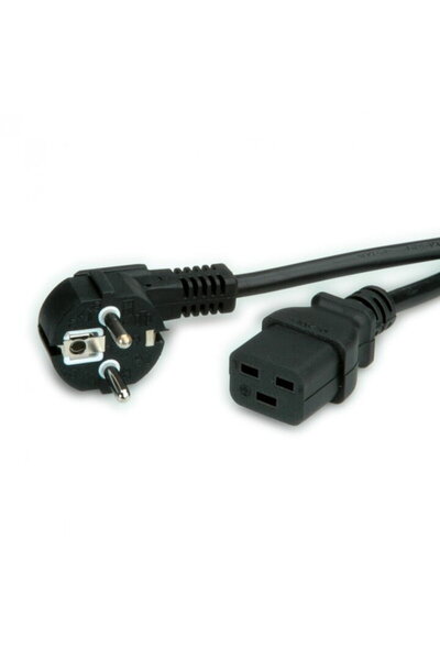 VALUE Power cable IEC320 to C19 16A black 2m, 19.99.1552