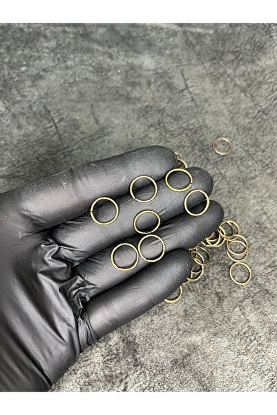 Mos Tespih 150 τεμάχια 12 χιλιοστά Χάλκινο κρίκο κολιέ Δαχτυλίδι βραχιόλι Δαχ...