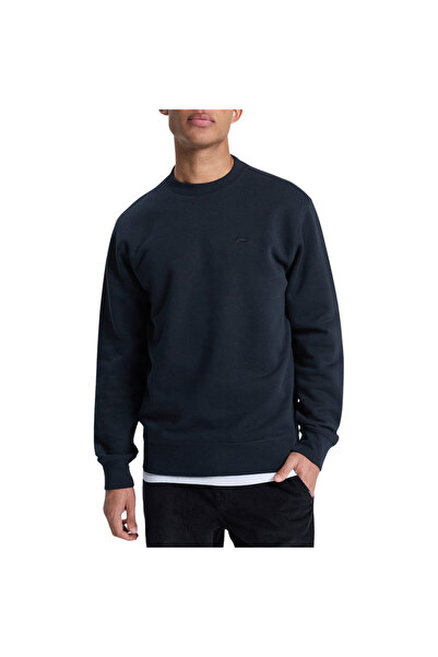 Quiksilver SALT WATER ΜΠΛΟΥΖΑΚΙ ΜΕ ΣΤΡΟΓΓΥΛΗ ΛΑΙΜΟΥΡΑ ΜΑΥΡΟ XL