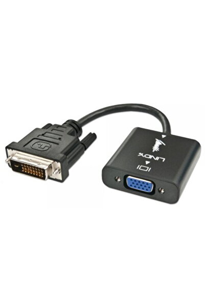 LİNDY Adaptor 1x DVI-D Male - 1x VGA Female, Converter, Negru