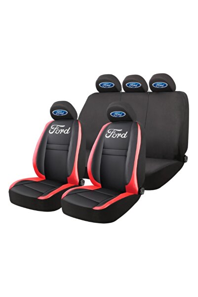 Autohelix MSA Set huse scaune universale HLX5 compatibile cu Ford – Negru/Roșu