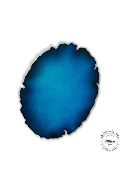 Kağıt Atölyesi 300 Gr A6 Blue Oval