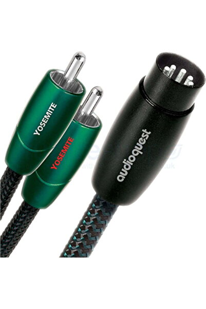 AudioQuest Cablu Phono Tonearm DIN-2RCA Yosemite 1.5m, DBS 72V inclus