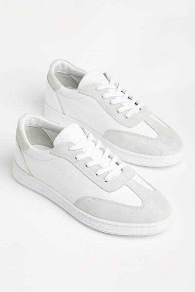 Dilimler Ayakkabı Genuine Leather Women's Casual Sports Shoes White m Model P...