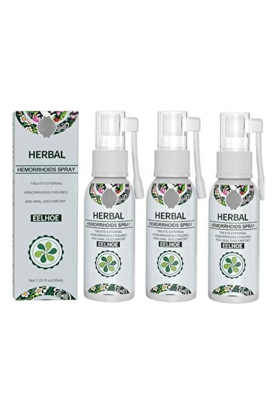 EELHOE 3pcs Herbal Hemorrhoids Spray - Soothing Relief with Natural Ingredien...