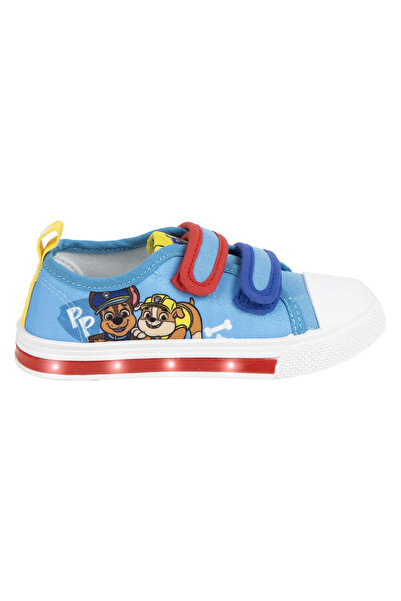 PAW PATROL Canvas sneakers with lights, velcro closure Paw Team Blue