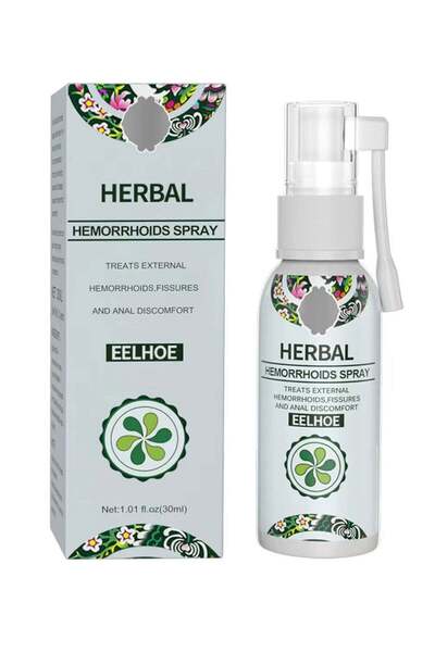 EELHOE Natural Herbal Hemorrhoids Spray - External and Internal Hemorrhoids T...
