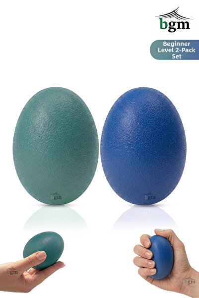 bgm Silicone Hand Exercise Ball |   2-Piece Starter Set Strengthening Stress ...