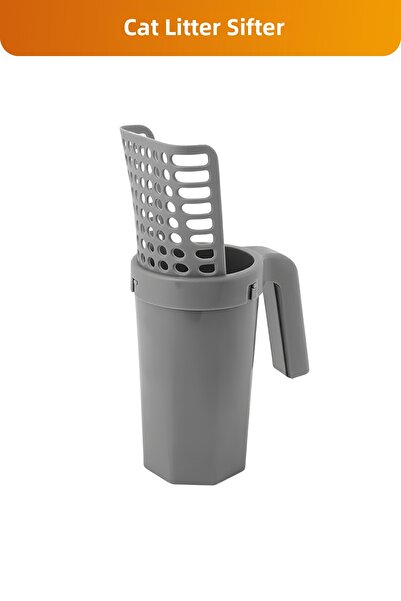 GOBYPET Gray New Generation Cat Litter Shovel