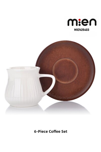 MİEN Bamboo Cup Set for 6 People
