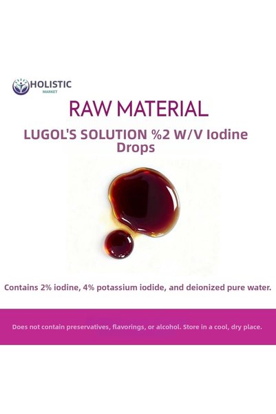 FW Nutrition Raw Material Lugol's Solution 2% Drops 30 ml |   2% Iodine & 4% Potassium Iodide |