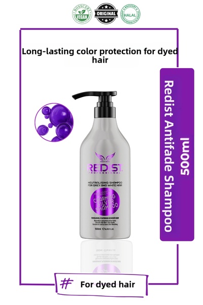 Redist شامبو فضي للشعر الأبيض والرمادي المصبوغ 500 مل