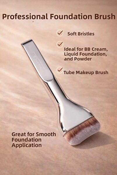 CUPPERA Professional Tube Foundation Brush |   Soft Bristled Bb Cream, Liquid...