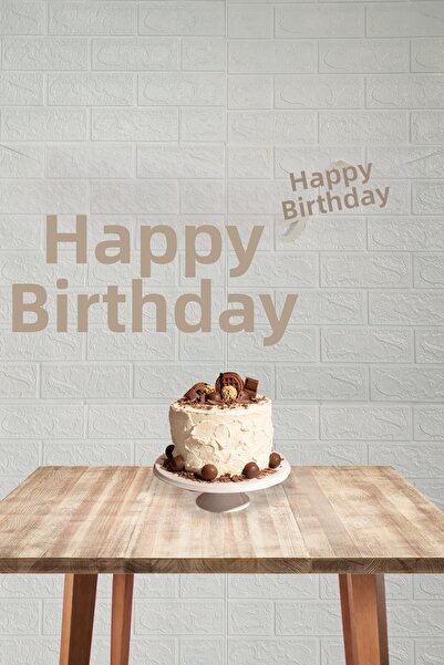 PEKSHOP Ρετρό Χρώματα Χρόνια Πολλά Καλλιγραφικό Πανό Χειρόγραφο Ρετρό Διακοσμ...