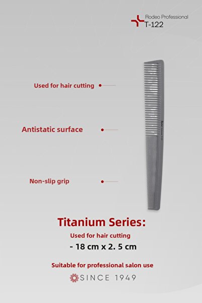 Rodeo Professional Χτένα κοπής από τιτάνιο T-122