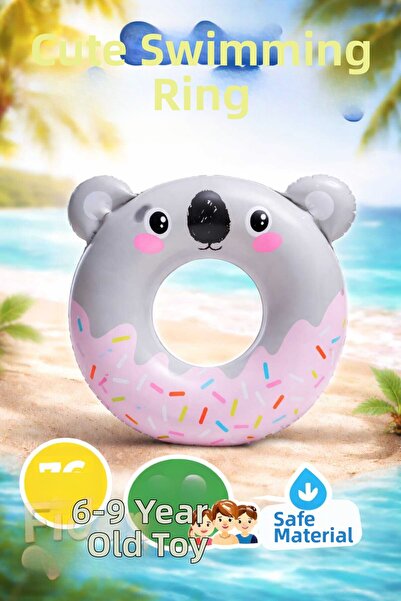 Fidan oyuncak عوامة سباحة للأطفال على شكل حيوانات لطيفة مقاس 76 سم |   6-9 سن...