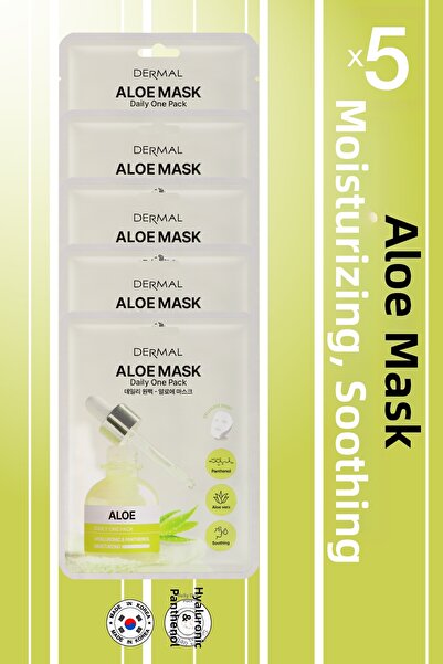 Dermal Moisturizing and Revitalizing Aloe Korean Mask for Dry and Tired Skin ...